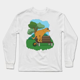 Covid and Dog Long Sleeve T-Shirt